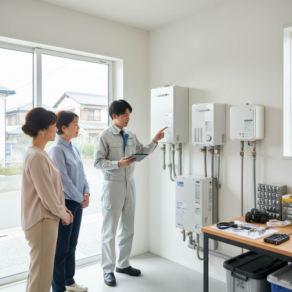 稲敷市の給湯器交換費用の相場はタイプ別でどう違う？に関する画像