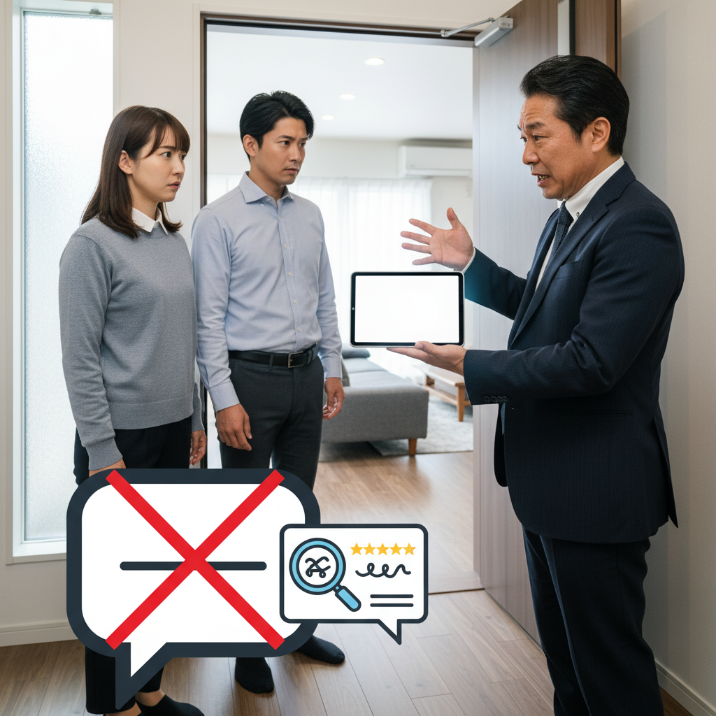 おすすめできない業者の特徴と口コミの確認方法に関する画像