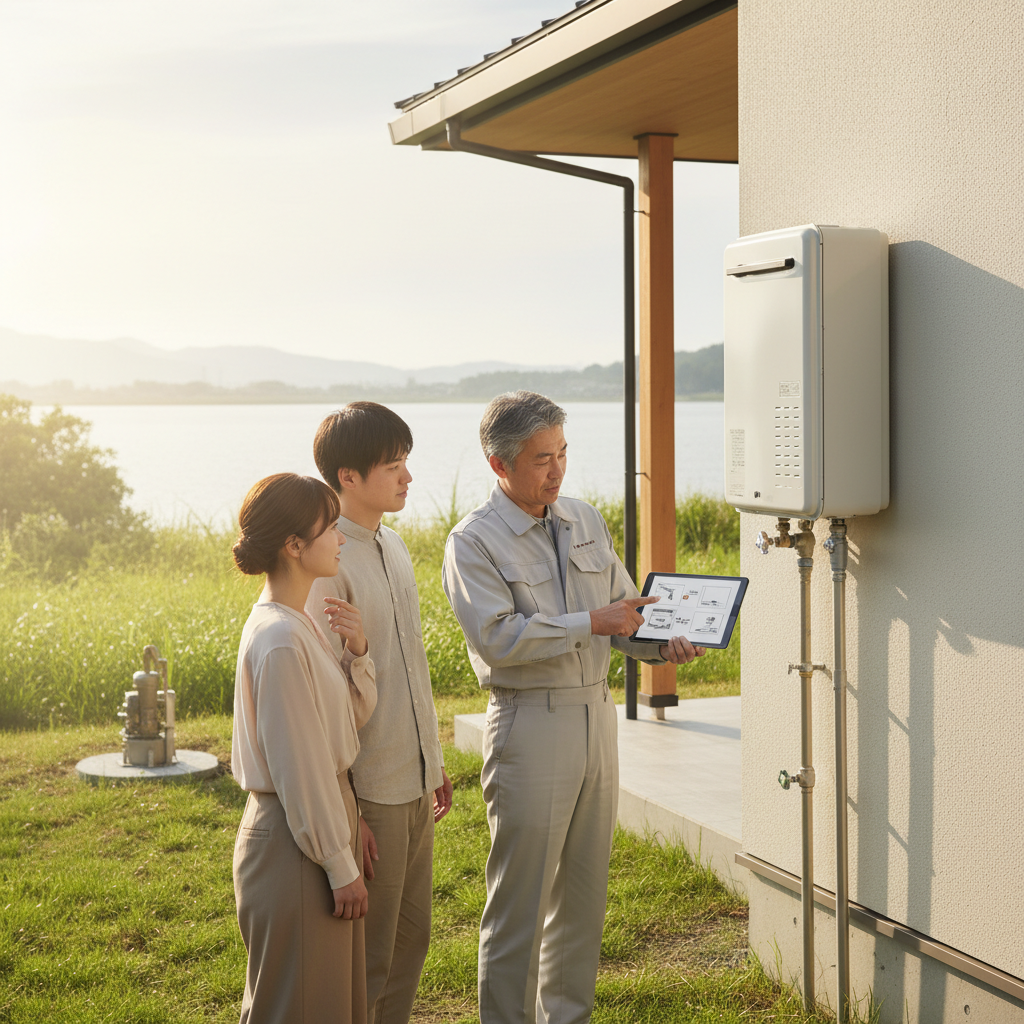 設置環境に合わせた給湯器の選び方に関する画像
