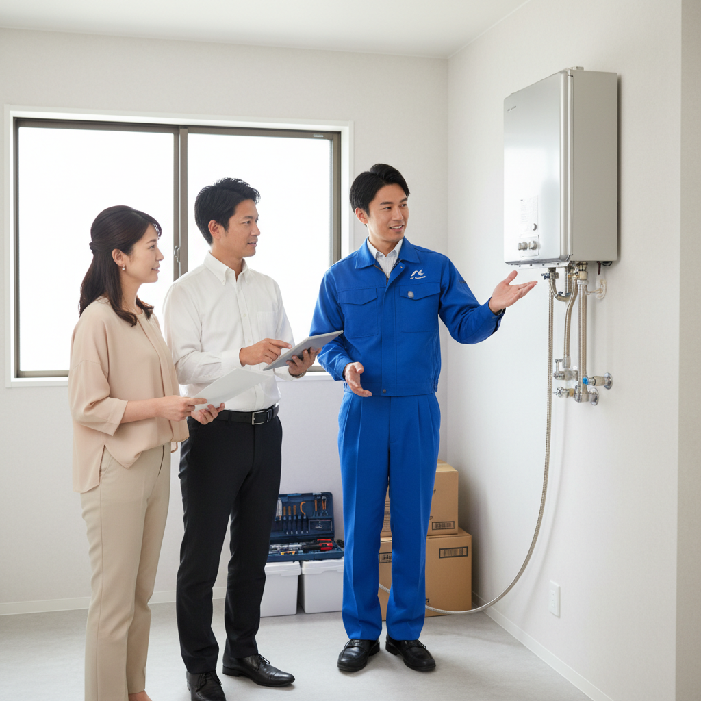 給湯器を交換する時どこに頼めばいいですか？に関する画像