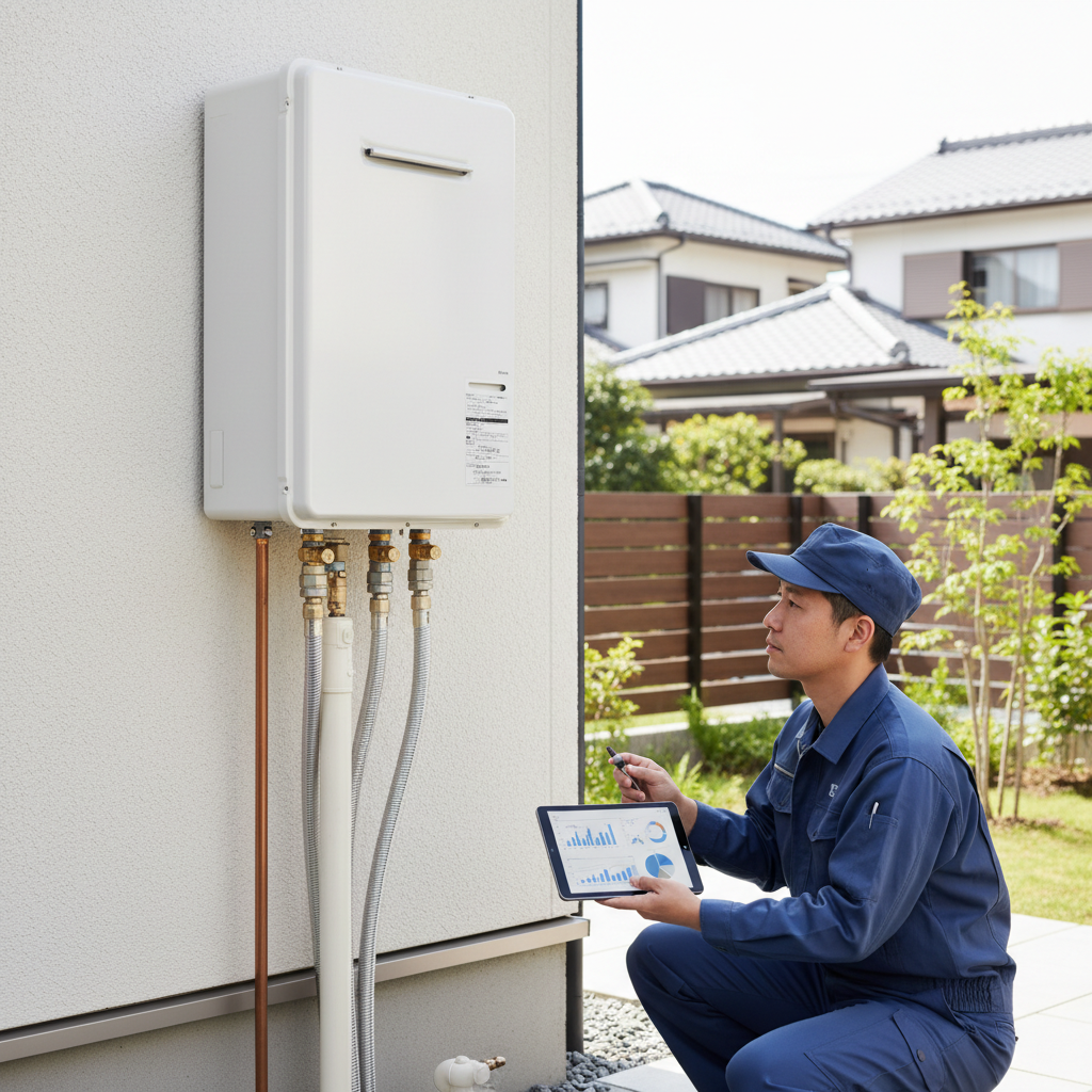 給湯器本体と工事費の相場に関する画像