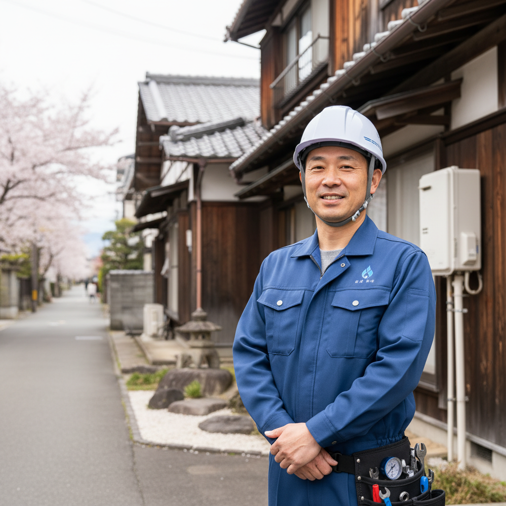 宇都宮の給湯器・ボイラー専門の職人