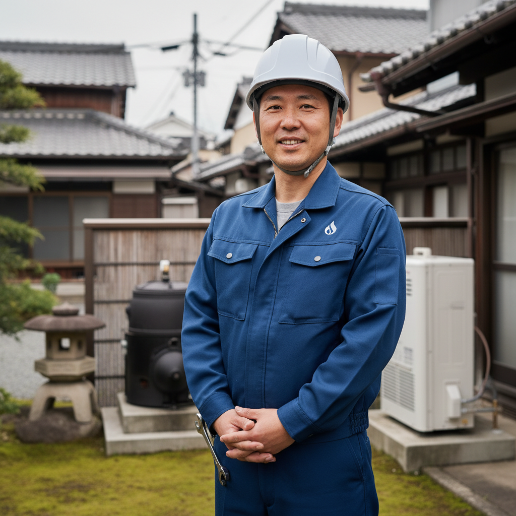 足利の給湯器・ボイラー専門の職人