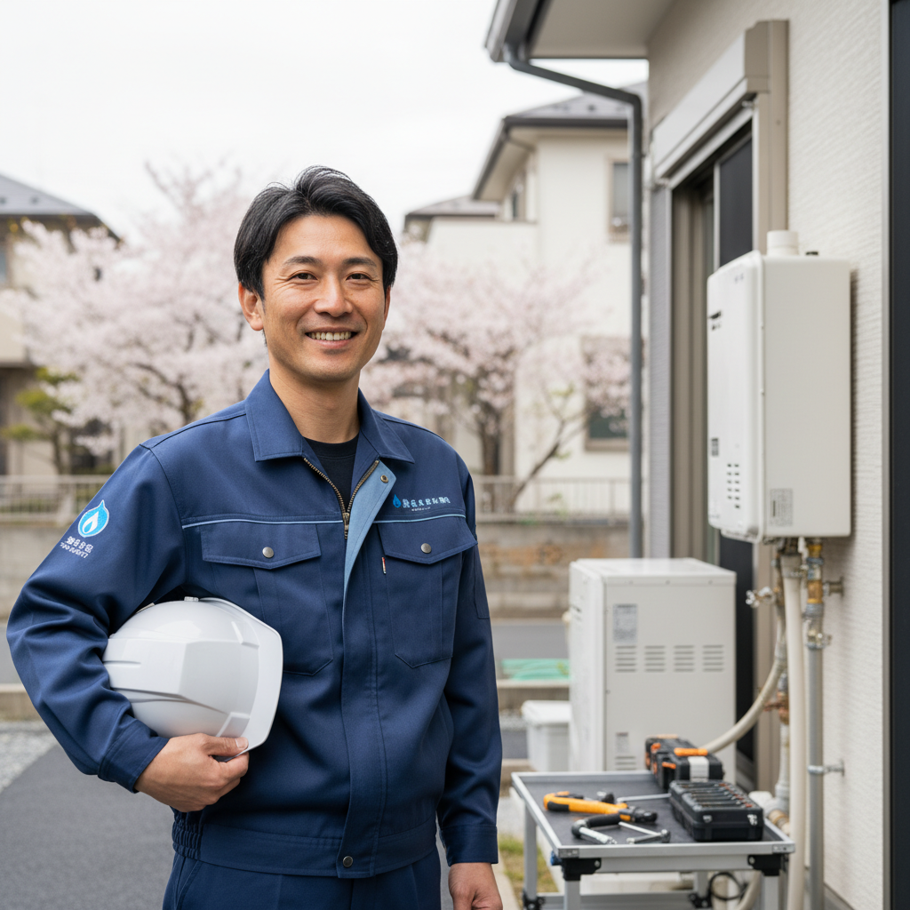 栃木の給湯器・ボイラー専門の職人