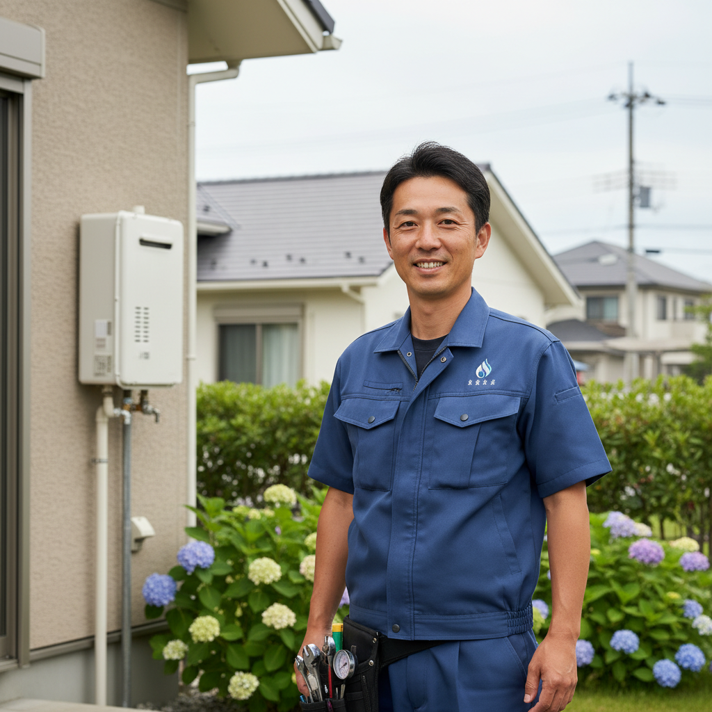 栃木の給湯器・ボイラー専門の職人