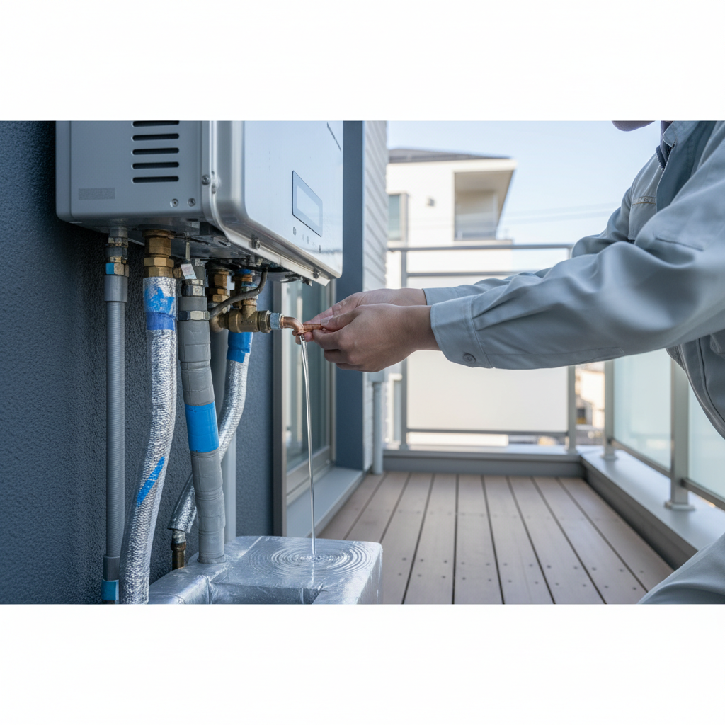 職人が教える効果的な凍結防止策と日常点検に関する画像