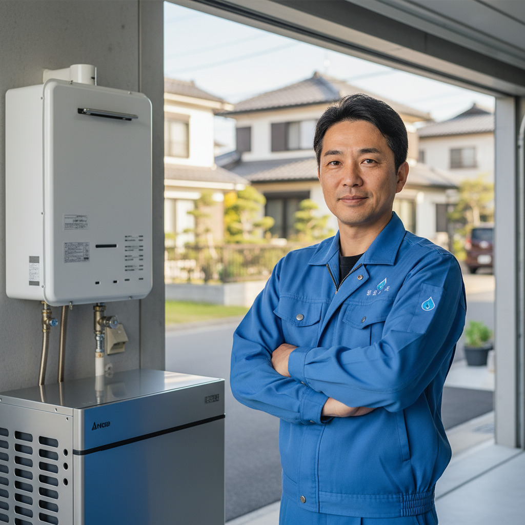 栃木の給湯器・ボイラー専門の職人
