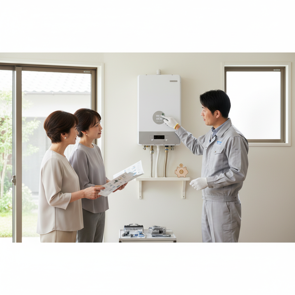 給湯器の補助金は15万円ですか？に関する画像