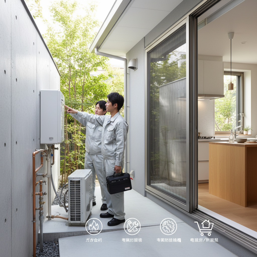 給湯器の交換はどこで頼めばいいですか？に関する画像