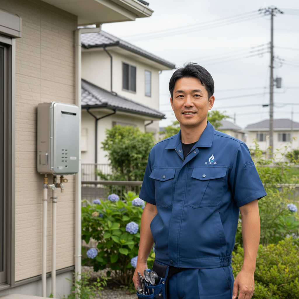 栃木の給湯器・ボイラー専門の職人