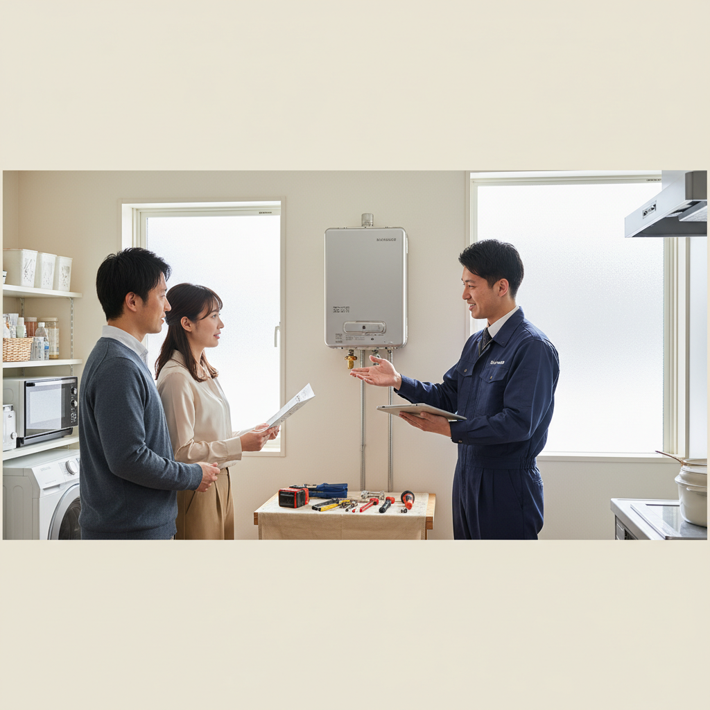 給湯器の交換はどこに頼めばいいですか？に関する画像