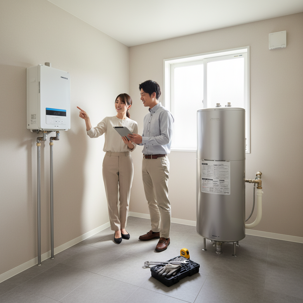 矢板市の給湯器交換で押さえておくべきポイントに関する画像