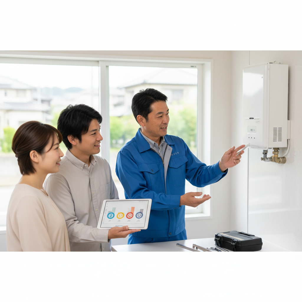 給湯器の交換はどこに頼めばいいですか？に関する画像