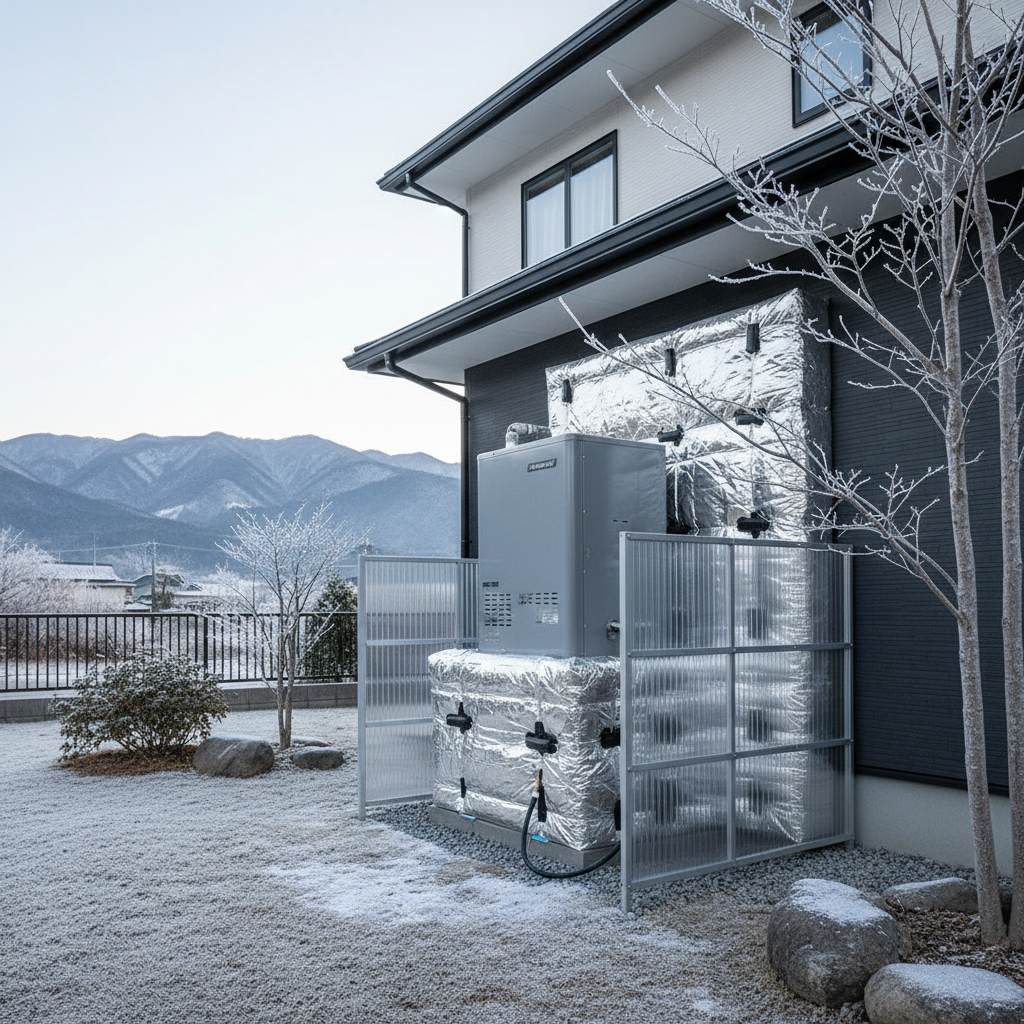 寒冷地仕様と凍結防止対策の重要性に関する画像