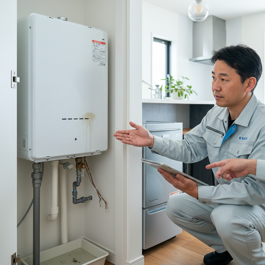 交換を検討すべき故障のサインと寿命に関する画像