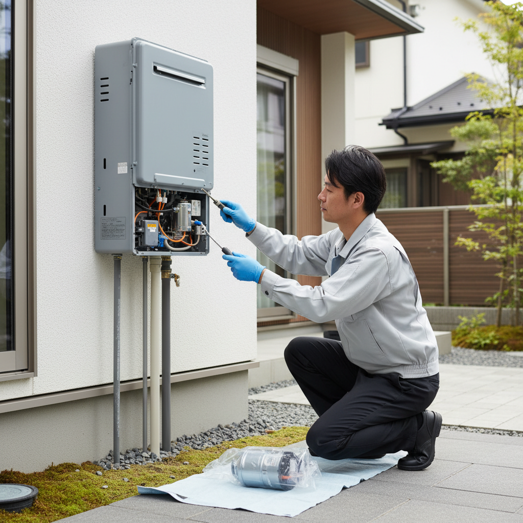 給湯器の中和器交換はどこに頼むべきかに関する画像