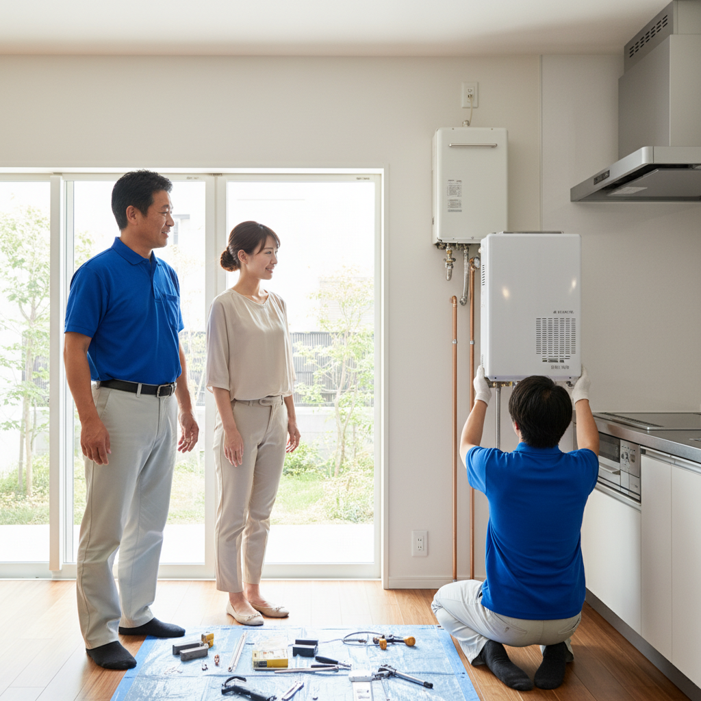 給湯器を交換する時どこに頼めばいいですか？に関する画像