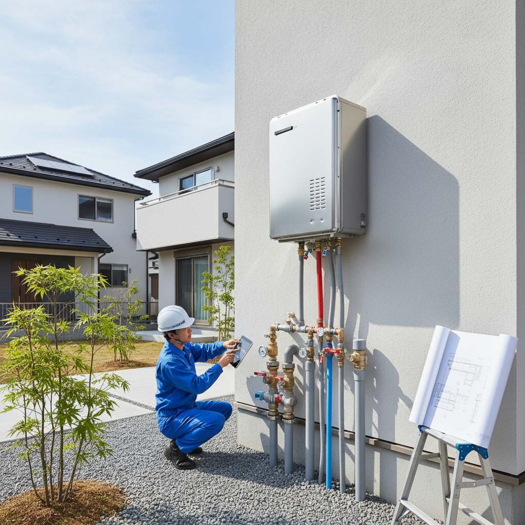 給湯器本体価格と工事費用の目安に関する画像