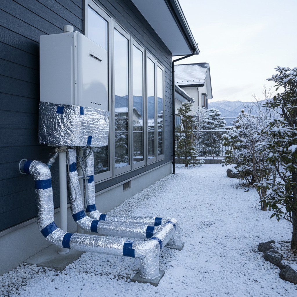 冬場の凍結を防ぐ寒冷地対策の重要性に関する画像