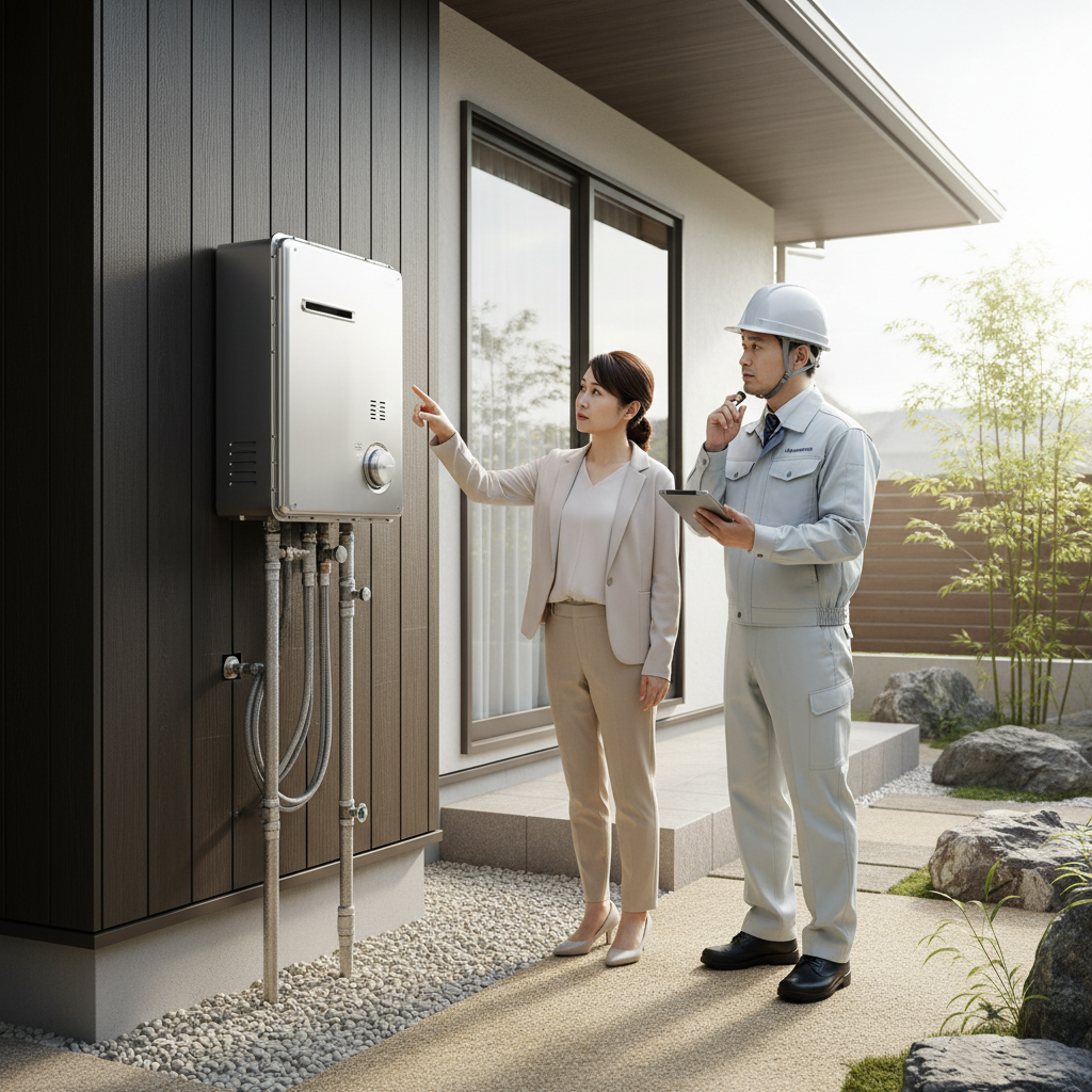 ガス給湯器交換のタイミングと寿命に関する画像