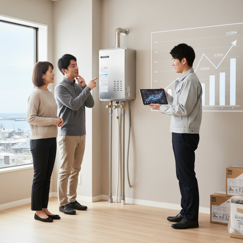 給湯器を全て交換する費用はいくらですか？に関する画像