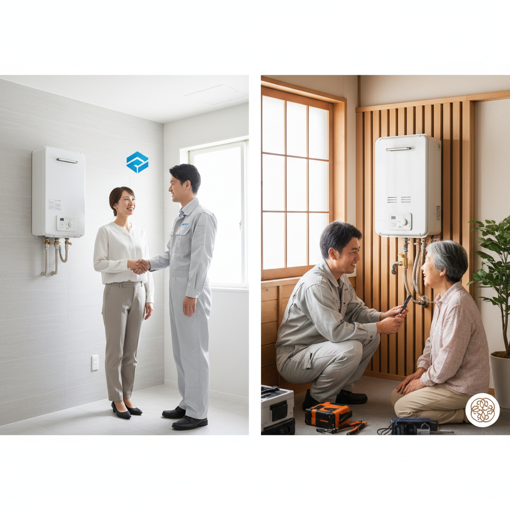 給湯器交換 どこがいい？大手と地域密着業者の違いに関する画像