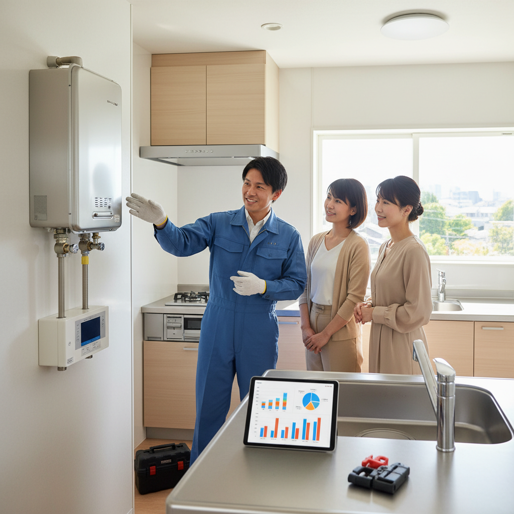 さいたま市中央区の給湯器交換費用とガス給湯器交換の相場に関する画像