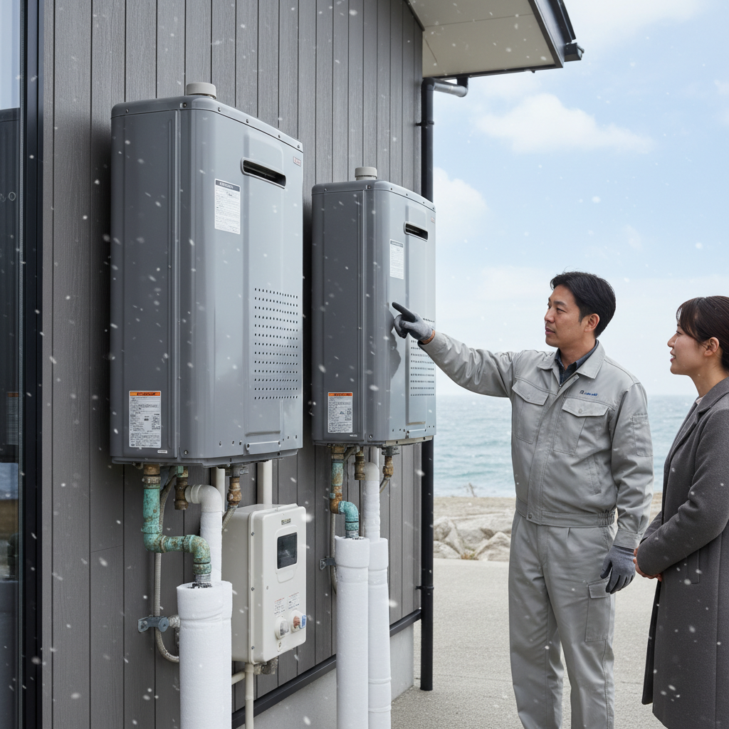塩害対策と寒冷地仕様の重要性に関する画像