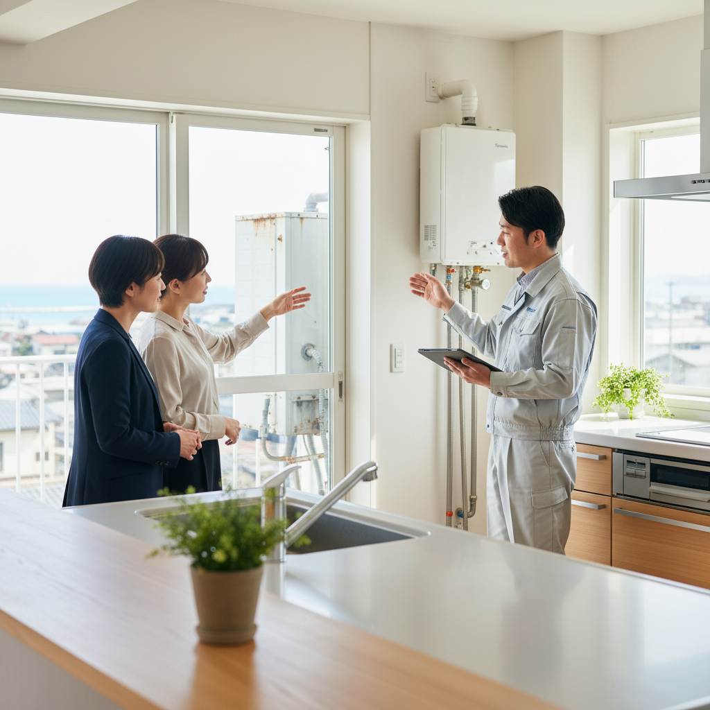 気仙沼市での給湯器交換は情報収集と早期対応が鍵に関する画像