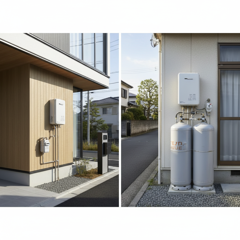 給湯器 ガスの種類と仕様の確認方法に関する画像