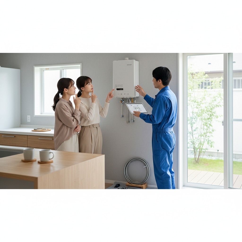 給湯器の交換はどこに頼めばいいですか？に関する画像