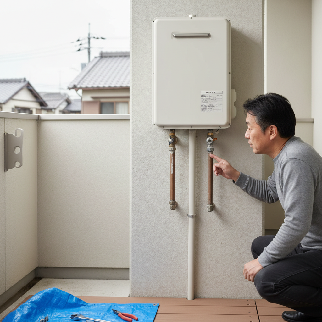 給湯器故障修理が必要なサインと寿命の目安に関する画像