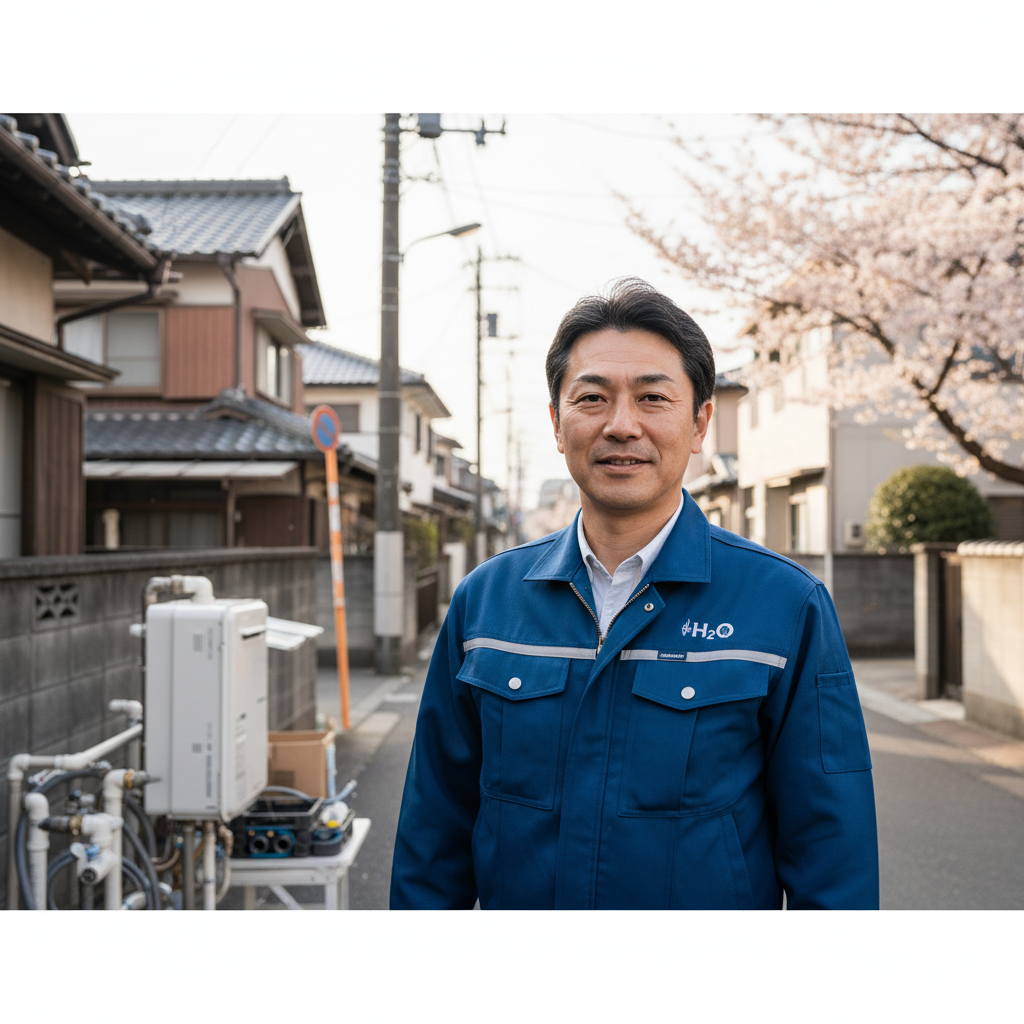 川口の給湯器・ボイラー専門の職人