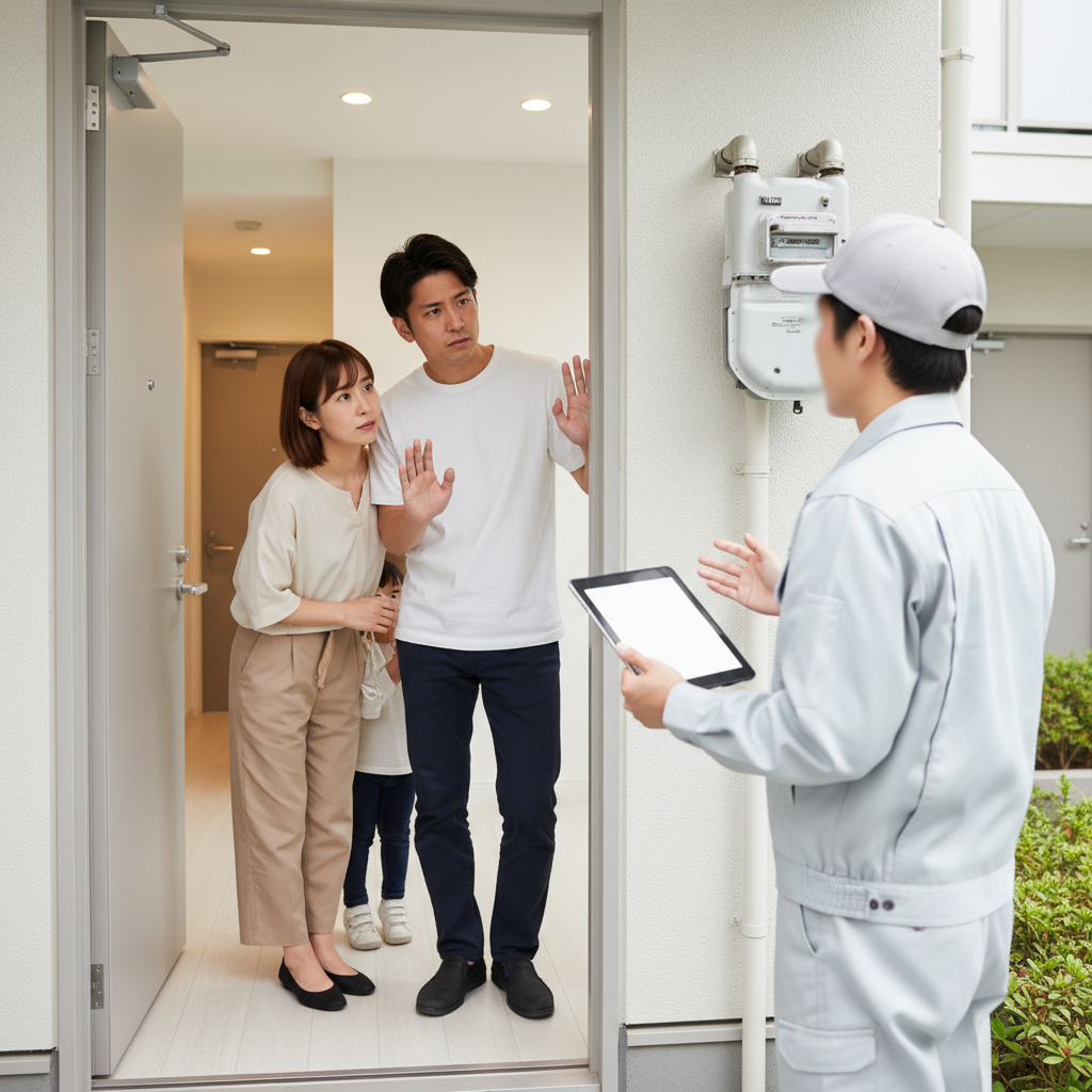 ガスメーター 交換 怪しい業者への対処法に関する画像