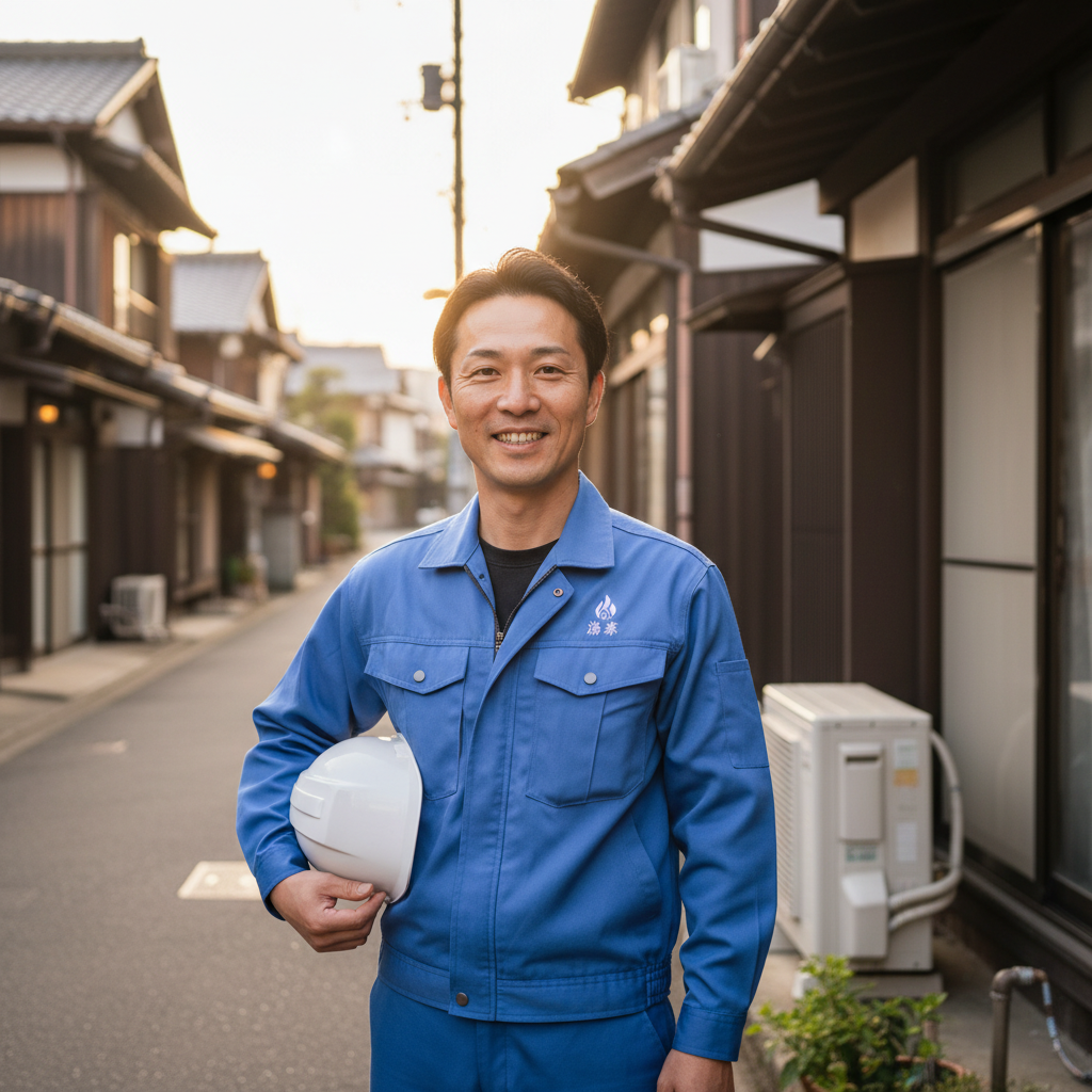 秩父の給湯器・ボイラー専門の職人