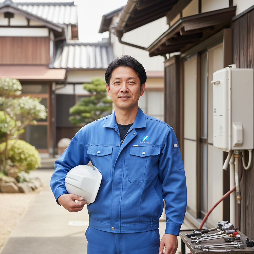 東松山の給湯器・ボイラー専門の職人