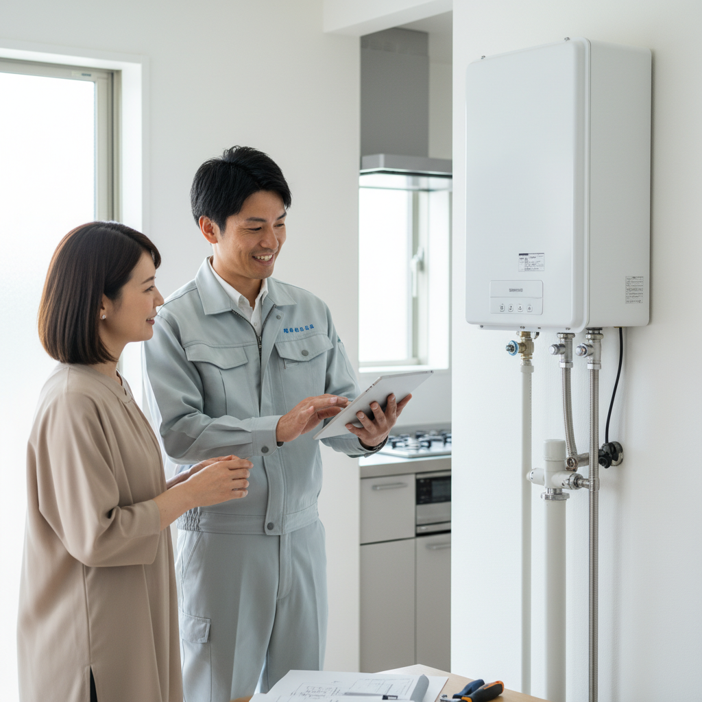 給湯器の交換はどこで頼めばいいですか？に関する画像