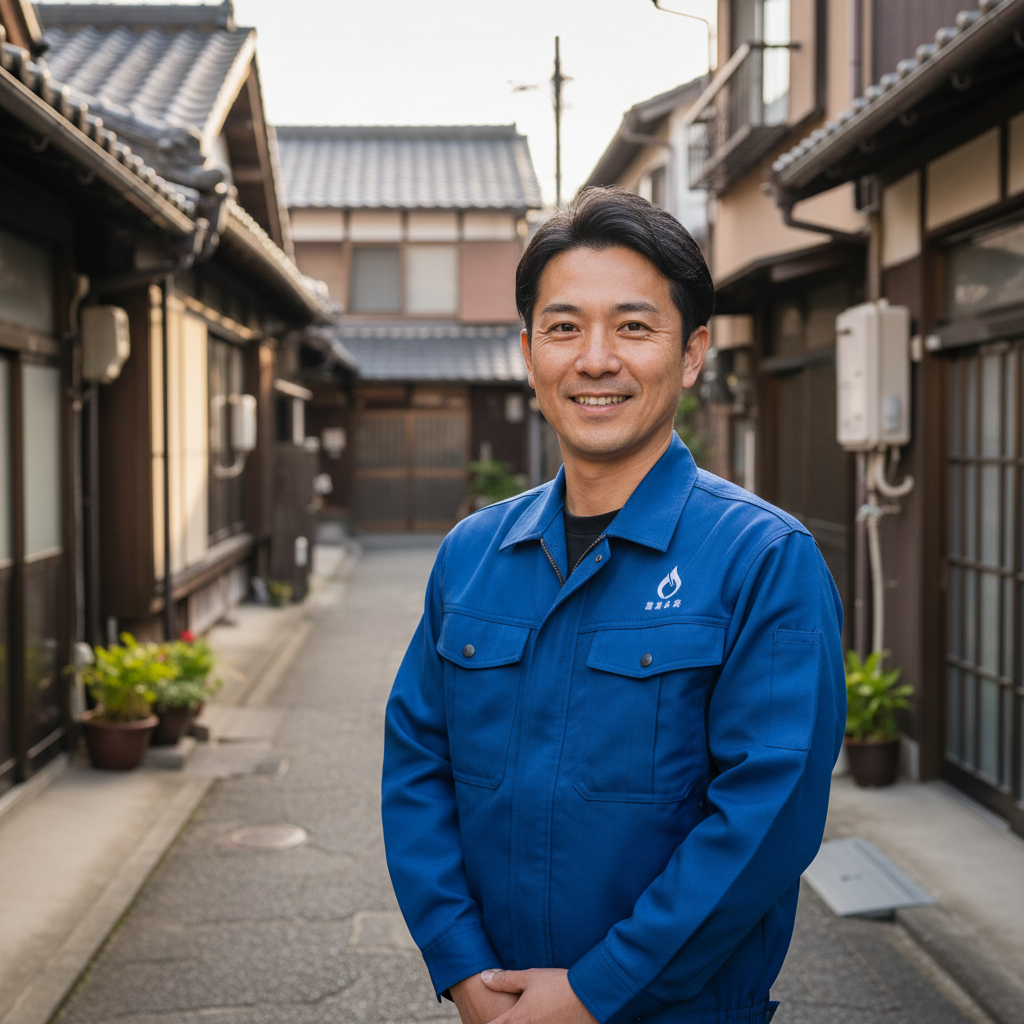 羽生の給湯器・ボイラー専門の職人