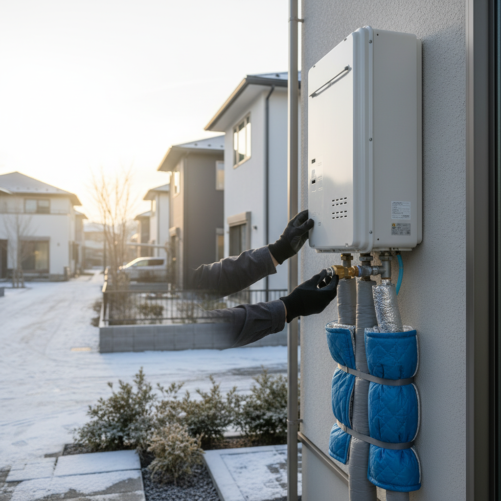 鴻巣市の気候に合わせた給湯器選びと凍結対策に関する画像