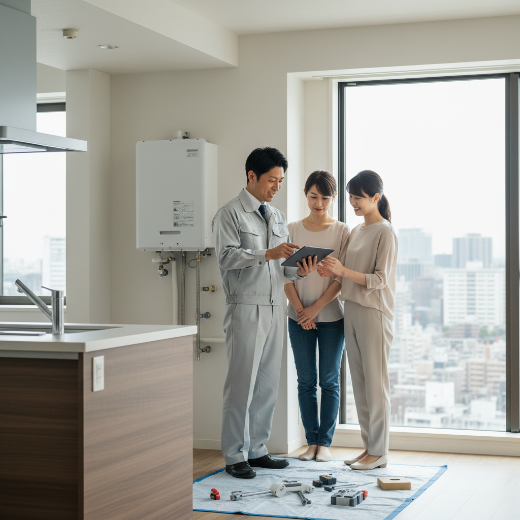 給湯器の交換はどこで頼めばいいですか？に関する画像