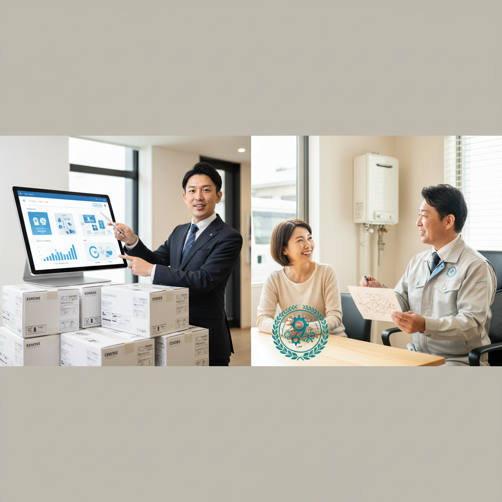 キンライサーなどの大手業者と地元業者の比較に関する画像