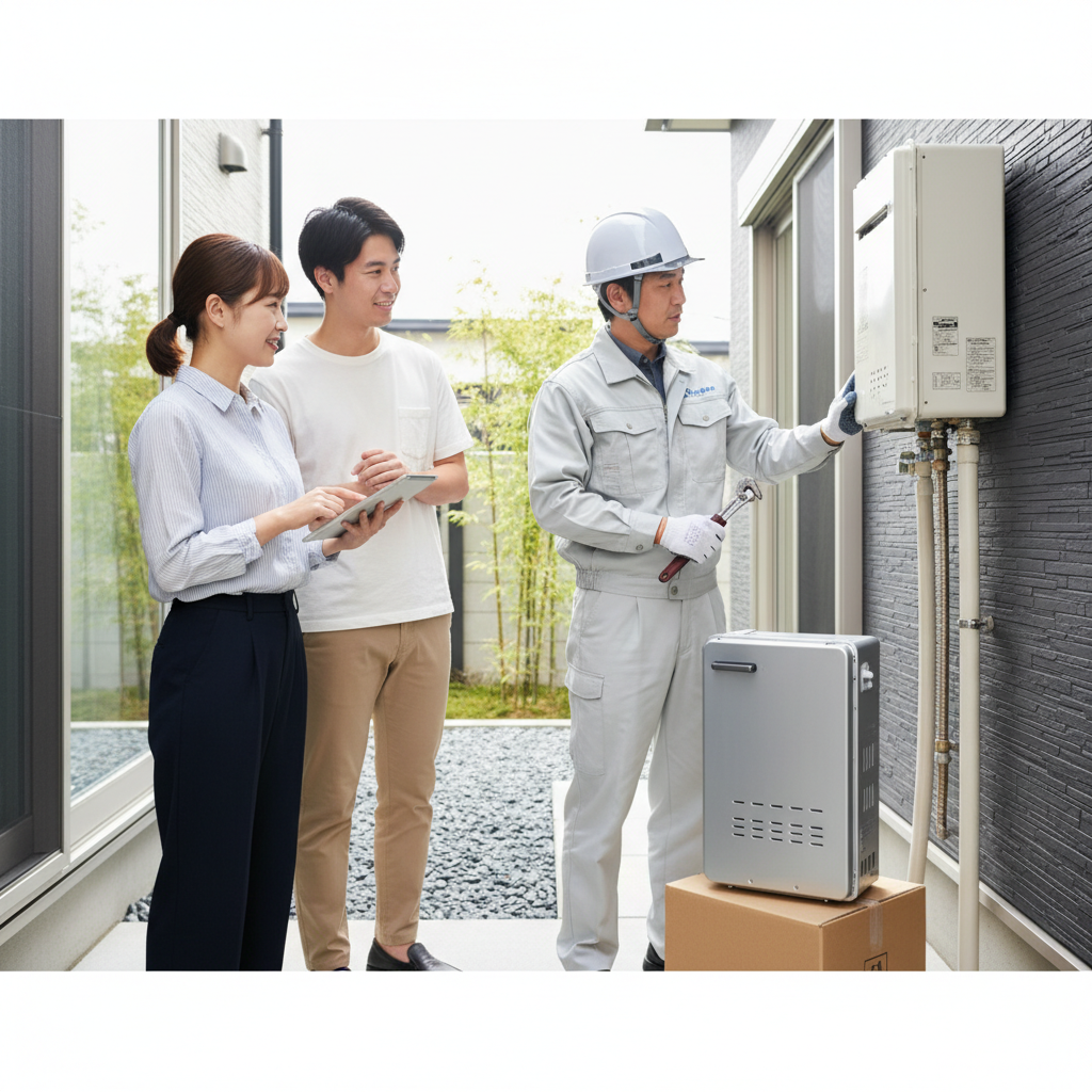 給湯器を交換する時どこに頼めばいいですか？に関する画像