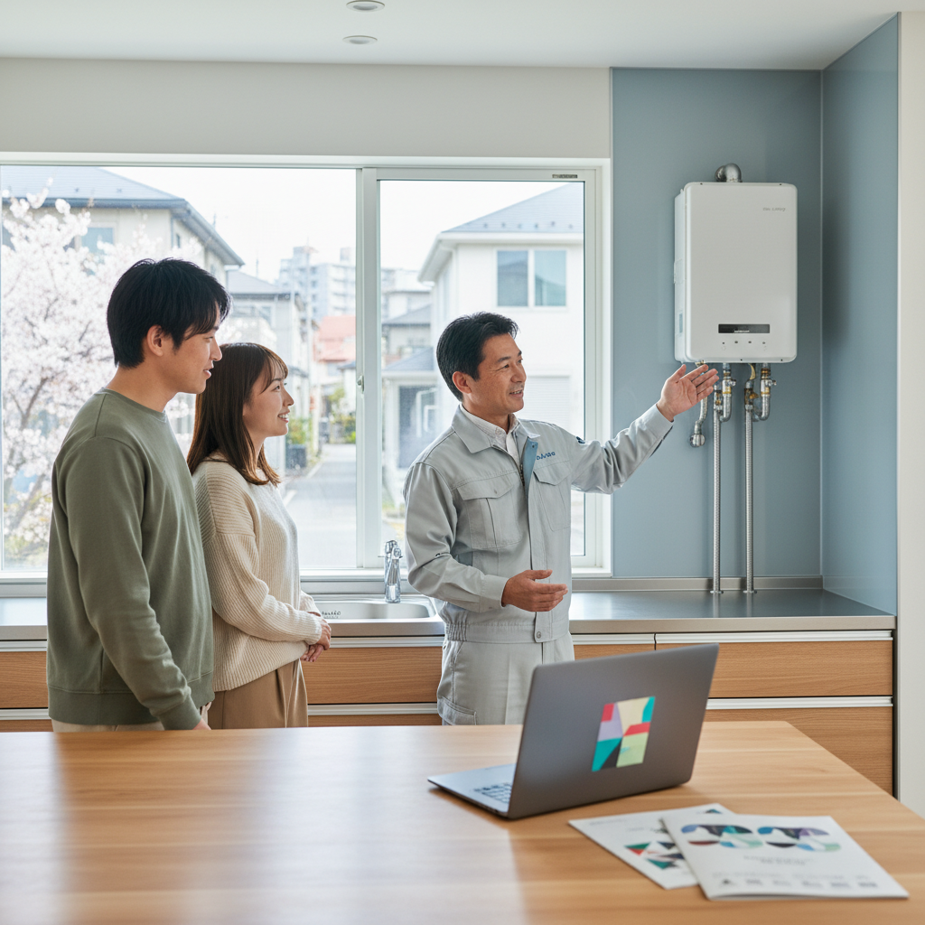 朝霞市での給湯器交換を成功させるための重要ポイントに関する画像