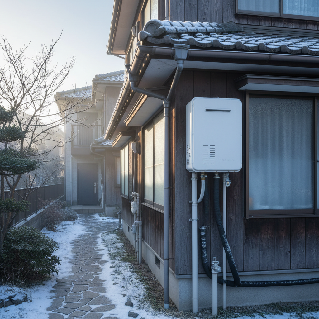 冬場の凍結リスクと対策に関する画像