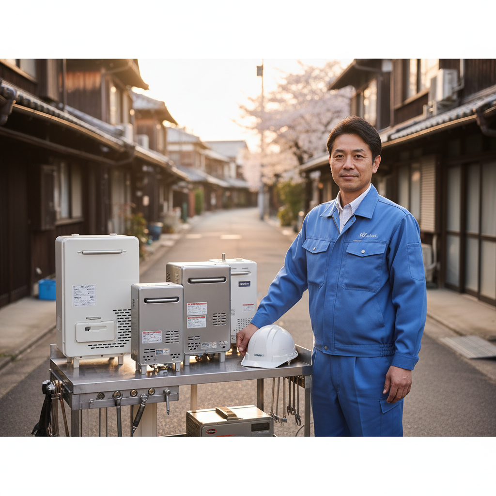 羽村の給湯器・ボイラー専門の職人