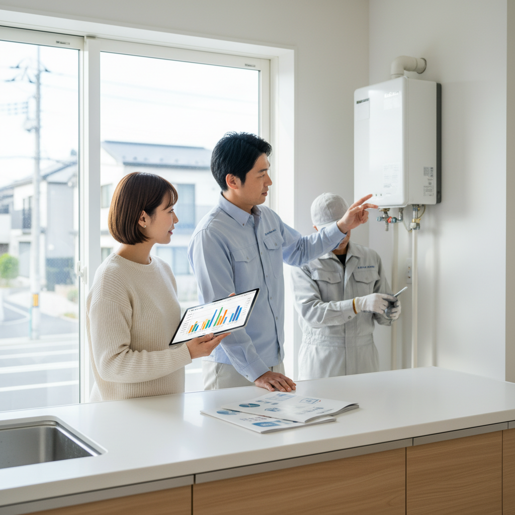 給湯器交換の平均費用はいくらですか？に関する画像