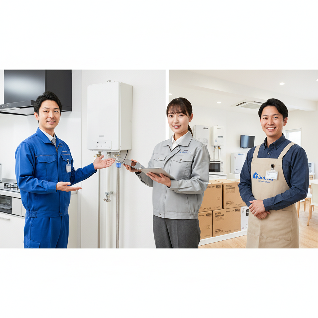 給湯器の交換はどこに頼めばいいですか？に関する画像