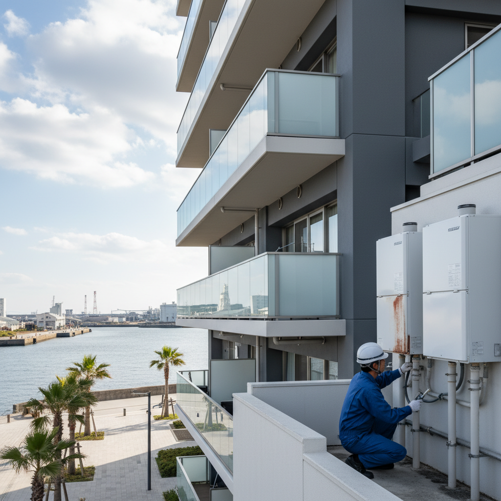 横浜市神奈川区の地域特性と給湯器選びの注意点に関する画像