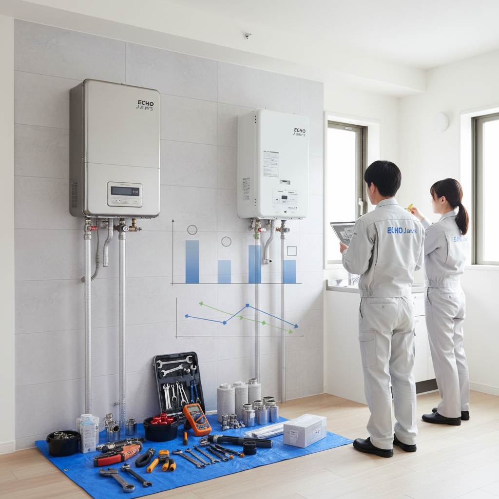 給湯器交換の平均費用はいくらですか？相場と内訳に関する画像