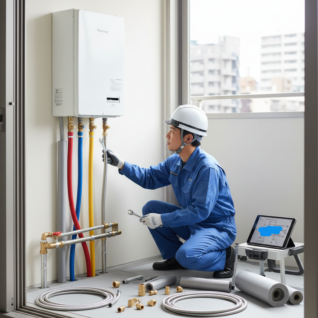 給湯器の配管や交換費用に関する詳細な内訳に関する画像